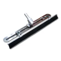Metex Fresno broom with trowel and bull float bracket